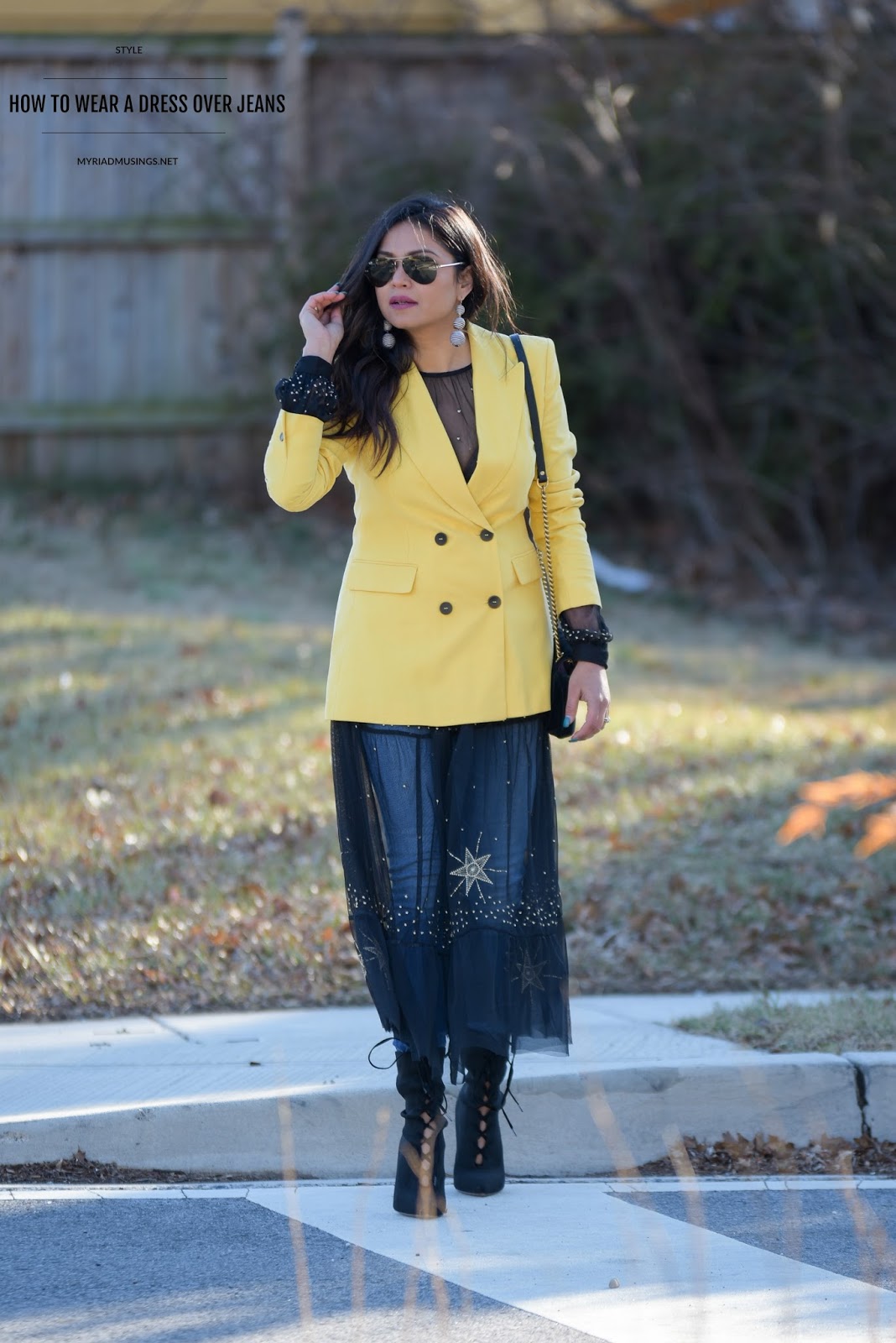 Jean and outlet yellow outfit